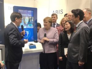 Dermalog Celebrates CeBIT Visit from German, Japanese Heads of State