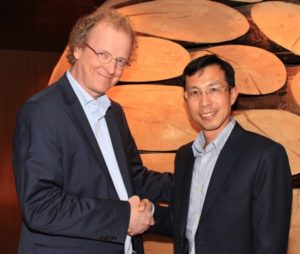 NEXT-CEO Tore Etholm-Idsoe, left, and Campbell Kan, VP Operations and Asia Sales