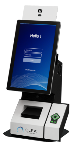 "The new HID-Olea Kiosk concept integrates HID’s U.ARE.U Camera Identification System, enabling facial recognition for registered users, via the Olea Hypermodular Kiosk model."